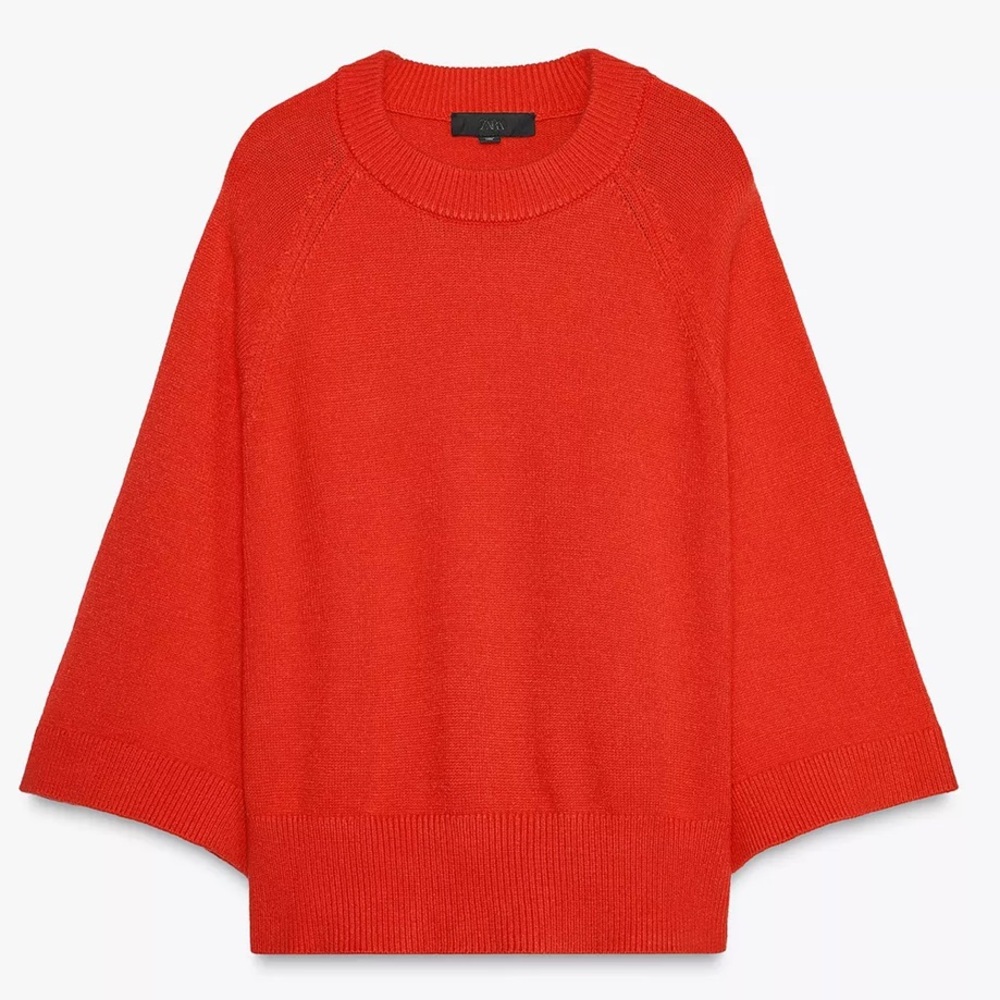 Zara Wide Sleeve Knit Sweater